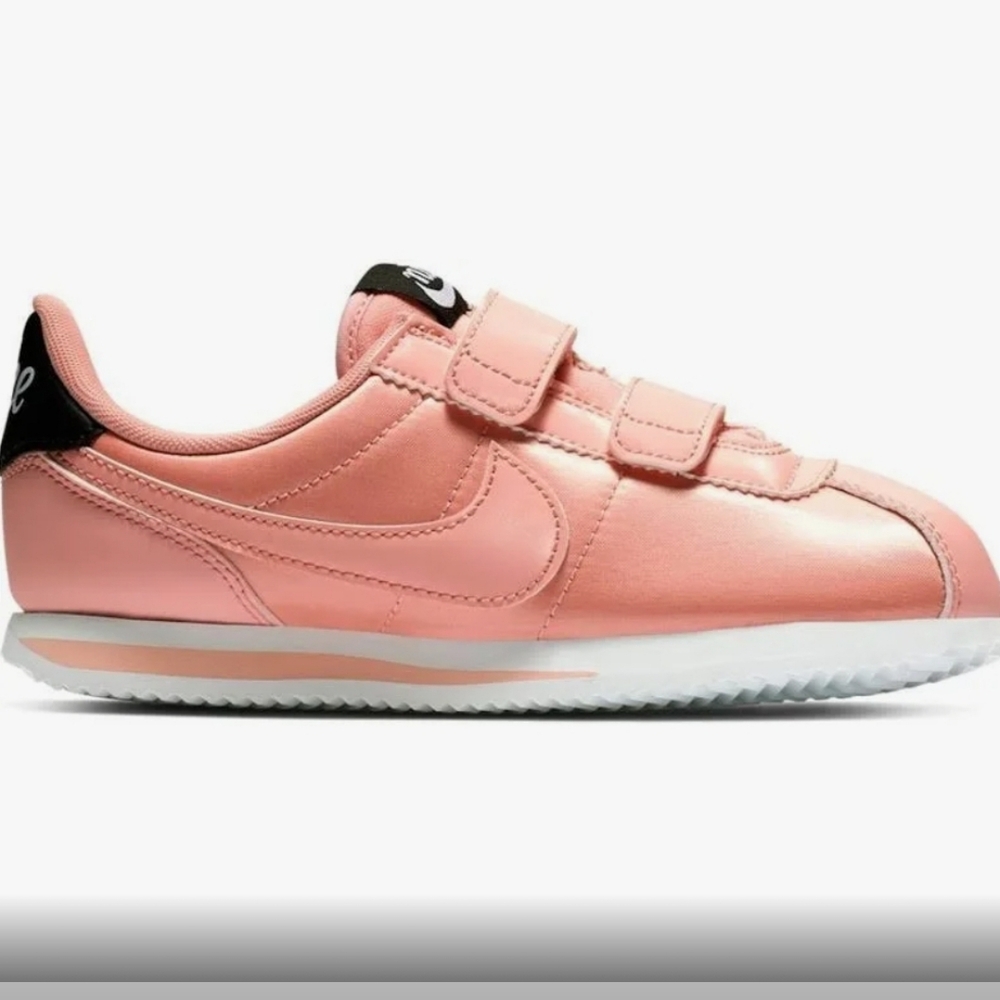 Kid's Nike Cortez Basic Valentine's Day Bleached Coral Sneakers